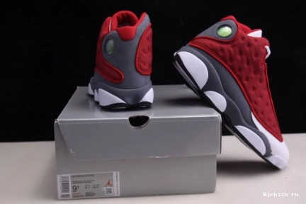 RED RETRO JORDAN - 13 FLINT GYM GREY 0928